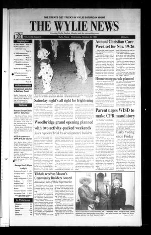 The Wylie News (Wylie, Tex.), Vol. 52, No. 22, Ed. 1 Wednesday, October 28, 1998
