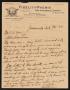 Letter: [Letter from M. A. Thomas to C. C. Cox, September 28, 1922]