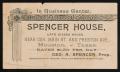 Text: [Spencer House Business Card]