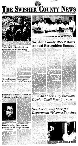 Primary view of object titled 'The Swisher County News (Tulia, Tex.), Vol. 2, No. 17, Ed. 1 Tuesday, May 11, 2010'.