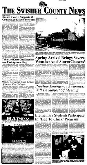 Primary view of object titled 'The Swisher County News (Tulia, Tex.), Vol. 2, No. 15, Ed. 1 Tuesday, April 27, 2010'.