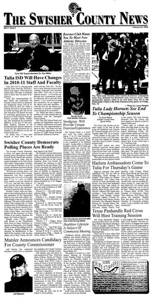 Primary view of object titled 'The Swisher County News (Tulia, Tex.), Vol. 2, No. 6, Ed. 1 Tuesday, February 23, 2010'.