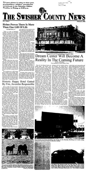 Primary view of object titled 'The Swisher County News (Tulia, Tex.), Vol. 2, No. 3, Ed. 1 Tuesday, February 2, 2010'.