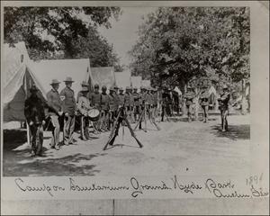 Primary view of Camp on Sanitarium grounds, Hyde Park