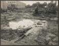 Photograph: [Construction of Post Office Foundation]