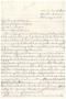 Letter: [Letter from Mrs. Leona Walls to Truett Latimer, February 5, 1959]