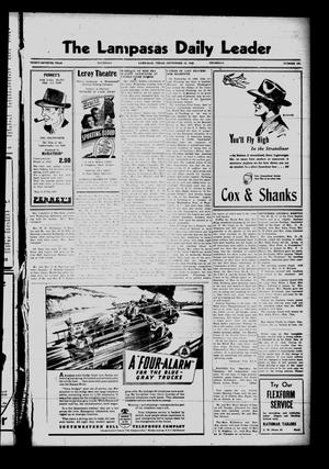 The Lampasas Daily Leader (Lampasas, Tex.), Vol. 37, No. 162, Ed. 1 Thursday, September 12, 1940
