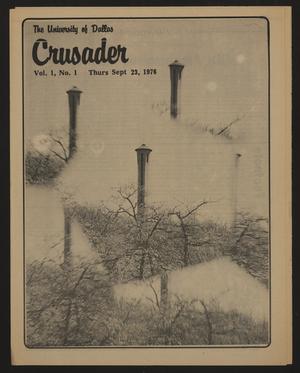 Crusader (Irving, Tex.), Vol. 1, No. 1, Ed. 1 Thursday, September 23, 1976