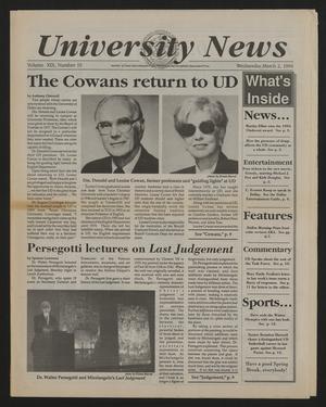 University News (Irving, Tex.), Vol. 19, No. 19, Ed. 1 Wednesday, March 2, 1994