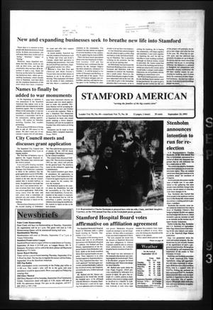 Stamford American (Stamford, Tex.), Vol. 71, No. 26, Ed. 1 Thursday, September 23, 1993