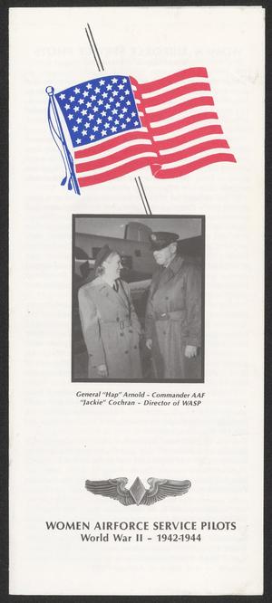 Primary view of Women Airforce Service Pilots World War II - 1942-1944