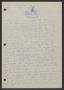 Letter: [Letter from Cornelia Yerkes, November 26, 1943?]