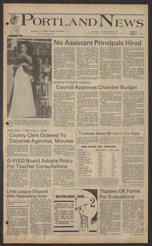Portland News (Portland, Tex.), Vol. 20, No. 43, Ed. 1 Thursday, October 23, 1986