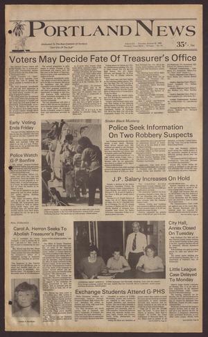 Portland News (Portland, Tex.), Vol. 20, No. 44, Ed. 1 Thursday, October 30, 1986