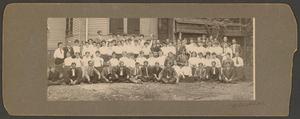[Photograph of the Students at the Normal School in Cleburne, Texas]