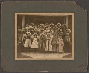 [Photograph of Children Wearing Asian Costumes]