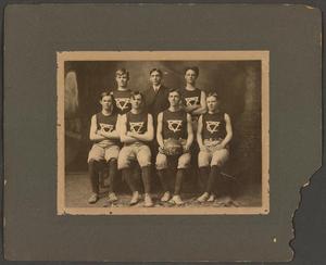 [Photograph of the Cleburne Y. M. C. A. Basketball Team, 1906]