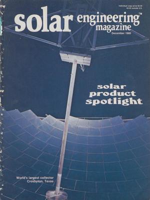 Solar Engineering Magazine, Volume 5, Number 13, December 1980