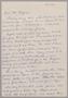 Letter: [Handwritten Letter from Joseph Plaskas to D. W. Kempner, April 19, 1…