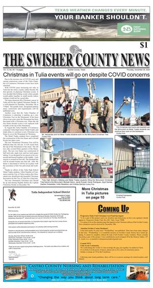 The Swisher County News (Tulia, Tex.), Vol. 12, No. 49, Ed. 1 Thursday, November 26, 2020