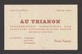 Text: [Annotated Business Card for Paula Kaeslin of Au Trianon]