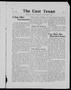 Newspaper: The East Texan (Commerce, Tex.), Vol. 3, No. 4, Ed. 1 Thursday, Janua…