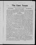 Newspaper: The East Texan (Commerce, Tex.), Vol. 3, No. 17, Ed. 1 Thursday, Apri…