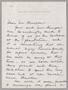 Letter: [handwritten Letter from Hugo V. Neuhaus, Jr. to Daniel W. Kempner, N…