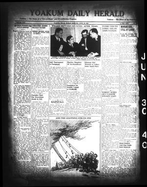 Primary view of Yoakum Daily Herald (Yoakum, Tex.), Vol. 44, No. 75, Ed. 1 Sunday, June 30, 1940