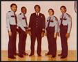 Photograph: [Photograph of Lee Brown with Black Police Officers]