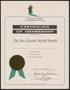 Text: [Certificate of Membership for the Women's Chamber of Commerce of Tex…