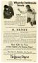 Clipping: Advertisement for complete O. Henry collection