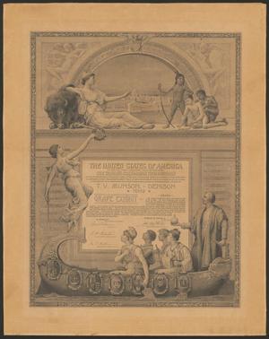 [Certificate of Award: Grape Exhibit, 1893]