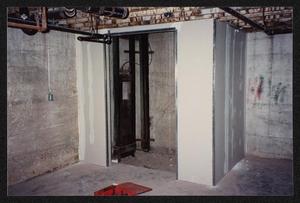 Primary view of [Photograph of a Small Room in The Basement of The Dr. Pepper Museum]