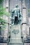 Photograph: [Statue of Johann Sebastian Bach at St. Thomas-Kirche Church]