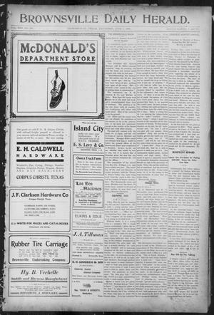 Primary view of Brownsville Daily Herald (Brownsville, Tex.), Vol. 13, No. 291, Ed. 1, Thursday, June 8, 1905