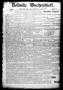 Newspaper: Bellville Wochenblatt. (Bellville, Tex.), Vol. 1, No. 29, Ed. 1 Thurs…