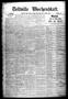 Newspaper: Bellville Wochenblatt. (Bellville, Tex.), Vol. 1, No. 35, Ed. 1 Thurs…