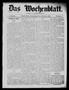 Newspaper: Das Wochenblatt. (Austin, Tex.), Vol. 1, No. 15, Ed. 1 Thursday, Nove…