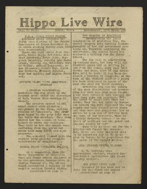 Primary view of Hippo Live Wire (Hutto, Tex.), Vol. 2, No. 7, Ed. 1 Friday, November 11, 1938