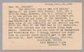 Postcard: [Post Card With Press Release from Rosella H. Werlin to Isaac H. Kemp…