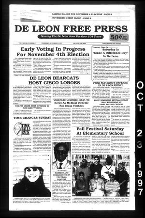 De Leon Free Press (De Leon, Tex.), Vol. 108, No. 17, Ed. 1 Thursday, October 23, 1997