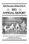 Report: Annual Report of the Girl Scouts of the United States of America: 1973