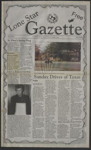 Lone Star Gazette (Dublin, Tex.), Vol. 2, No. 11, Ed. 1 Saturday, February 10, 2001