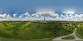 Photograph: [Aerial Panoramic Photograph San Jacinto Monument]