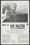 Pamphlet: [Flyer: Who is Big Walter the Thunderbird?}
