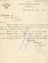 Letter: County Surveyor W. A. Polk