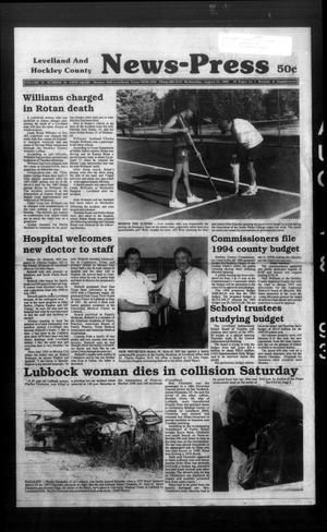 Levelland and Hockley County News-Press (Levelland, Tex.), Vol. 15, No. 40, Ed. 1 Wednesday, August 18, 1993