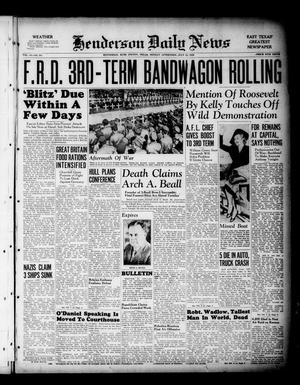 Henderson Daily News (Henderson, Tex.), Vol. 10, No. 101, Ed. 1 Monday, July 15, 1940