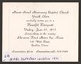 Text: [Invitation for Youth Choir Banquet, 1973]